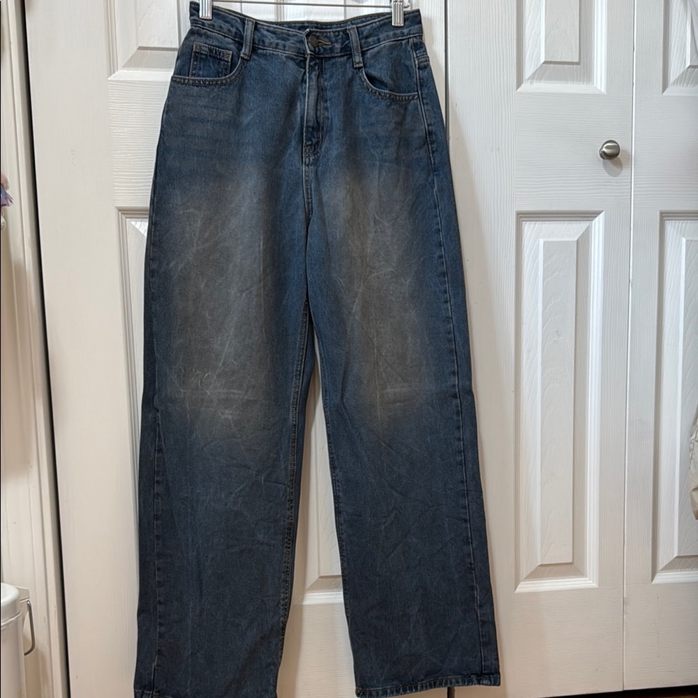 Korea Blue Wash Denim Jeans